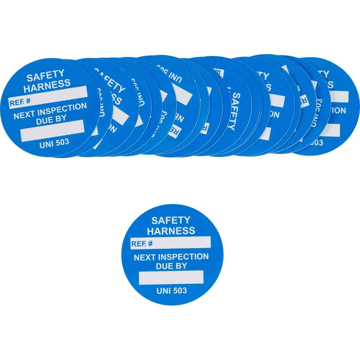 Safety Harness Inspection Tag certags — Fall Protection Inspection